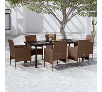 Mobilier de Salle à Manger de Jardin et Coussins Dîner Multi-modèle vidaXL