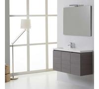 MOBILIER DE SALLE DE BAINS MANHATTAN DE 90 cm GAUCHE AVEC 3 PORTES