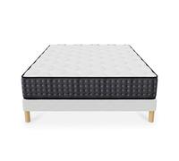 Mobilier-Deco Kenan - Ensemble sommier + Matelas 26 cm 140x190
