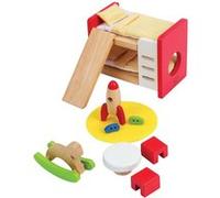 Mobilier en bois pour maison de poupées, Meubles de chambre d'enfant Multicolore G