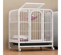 Mobilier pour Chat, dormeur pour Chat, Cage for Chat d'intérieur avec roulettes, enclos for Chat d'extérieur Catio, Grandes Maisons for Chats d'intérieur for 1 à 2 Chats