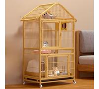 Mobilier pour Chat, dormeur pour Chat, Grande Cage for Chat, Parc for Chat en métal avec roulettes, enclos extérieur for Chat Catio, condo for Chat for 1 à 3 Chats