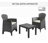 Mobilier salon fauteuils table basse 2 places d'extérieur jardin ensemble...