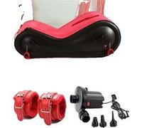 Mobilier Sexuel Gonflable, Design pour Couples, Confortable et Polyvalent, Canapé Sex Rouge