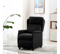Mobilier Vidaxl Noir Polyester Standard Rectangulaire Moderne