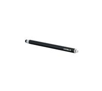 Mobilis 001083 - Pack de 10 Stylets Capacitifs Universels Noir/Métallique, Embout Fil d'Argent, Longueur 15cm, Compatible Tablette, Corps en Métal