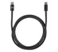 Mobilis Câble USB Type-C mâle vers mâle 24 pin USB-C USB 2.0 1 m 100 W Noir