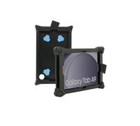 Mobilis 050063 Housse Noire pour Samsung Galaxy Tab A9 8.7" (SM-X110/X115) 22,1cm, Résistance aux chutes 1,2m, avec Sangle et Dragonne, 208g