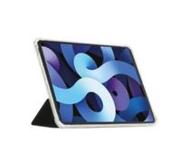 Coque pour iPad Air 11'' 2024 M2, Protection Antichoc avec Coins Renforcés & Porte-Stylet, Noir/Transparent