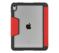 Mobilis – Étui Folio 062008 pour iPad 11'' (2025) & 10,9'' – Dos transparent, coins renforcés – Rouge
