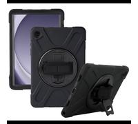 Mobilis 072003 Housse de Protection pour Galaxy Tab Active5 Pro 10.1" (25.6cm) Silicone Noir avec Trépied Rotatif 360°, Bandoulière & Porte-Stylet