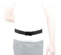 MOBILIS Ceinture Souple 40mm - Boucle clip - 70 à 135 cm - Noir