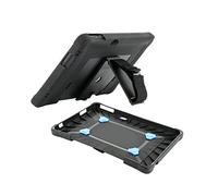 Coque pour Tablette Durcie Zebra ET51/ET56 10,1" , Etui de Protection Renforcée avec Trépied & Poignée Rotative 360°, Fabriqué en France, Noir MOBILIS Noir G