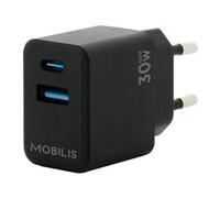 Mobilis adaptateur secteur - rapide, gan - USB, 24 pin USB-C - 30 Watt