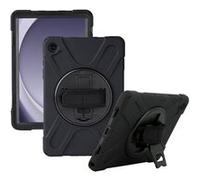 Mobilis All in Case - Coque de protection pour tablette - robuste - renforcé, avec bandoulière - silicone - noir - 8" - pour Samsung Galaxy Tab Active3 G