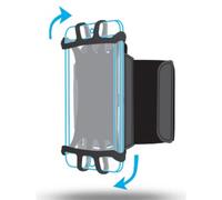 Mobilis ARM BAND 4-6IN ., Boîte à brassard, Toutes marques, 15,2 cm (6'), Noir 030003
