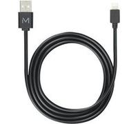 Mobilis - Câble de chargement / de données - USB mâle pour Lightning mâle - 1 m - noir G
