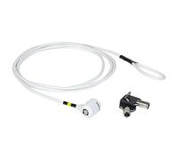 MOBILIS Câble de sécurité à clé compatible clé pass - 1.8 m - Blanc