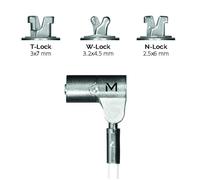 MOBILIS - Câble de sécurité - Blanc - 2 m