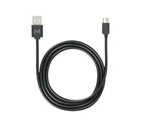 MOBILIS Câble USB Type-A mâle vers USB Type-C mâle - Lightning - 1 m - Noir
