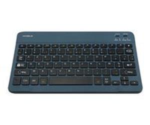 Mobilis - clavier - AZERTY - Français - bleu Périphérique d'entrée