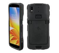 MOBILIS Coque de Protection Antichoc pour Terminal Zebra TC22 TC27 | Etui Renforcé - Protection de Niveau Militaire - Fabriqué en France - compatible Accessoires de Charge - Antimicrobien - Noir
