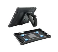 MOBILIS Coque de Protection pour iPad 10.9" 10ème Gén, Étui Antichoc Ultra Résistant avec Trépied & Poignée Rotative 360°, Compatible iPad A2696, A2757, A2777, Recy abriqué en France, Noir