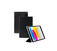 MOBILIS Coque de Protection pour iPad 10.9" 10th gen 2022 (A2696 / A2757 / A2777), Étui Antichoc avec Coins Renforcés et Porte-Stylet, Rabat Intelligent, Transparent/Noir