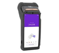 MOBILIS Coque de Protection pour Terminal de Paiement Ingenico DX 8000|Etui en Silicone pour Lecteur de Carte Bancaire TPE Compatible Socle de Charge, Noir