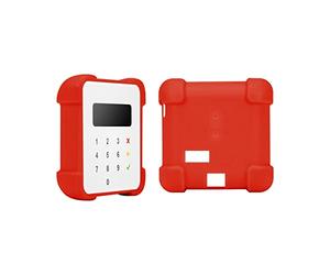 MOBILIS Coque de Protection pour Terminal de Paiement SumUp Air | Etui avec Coins Renforcés Compatible Lecteur de Carte Bancaire TPE SumUp Air, Rouge