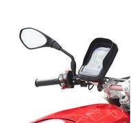 Mobilis Housse résistante aux intempéries pour smartphone + support moto – Fabriqué en France Noir