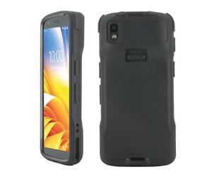 MOBILIS Coque pour Zebra TC22 TC27 Etui Renforcé Protection Militaire Terminal Mobile Fabriqué en France, Antimicrobien, Noir (Dos Fermé, Noir, Zebra TC22, TC27)