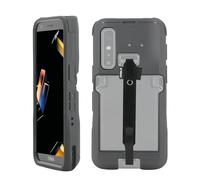 MOBILIS Coque pour Zebra TC501 avec Patte de Saisie - Etui Renforcé Protection Militaire Terminal Mobile Fabriqué en France, Antimicrobien, Noir