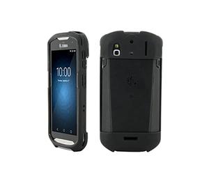 MOBILIS Coque pour Zebra TC51 TC52 TC56 TC57, Etui Renforcé Protection Militaire Terminal Portable TC5X, Fabriqué en France, Antimicrobien, Noir