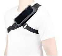 Mobilis - Courroie De Poitrine - Avec Support De Dispositif Universel - De 5" À 7" - Noir