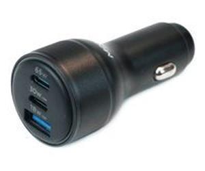 Mobilis - Energia Charger - 95W Car Charger - 2 USB C + 1 USB A