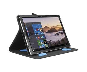 Mobilis Étui Folio Coque de Protection renforcée Activ Pack pour Microsoft Surface Pro 6/2017 / 4 - Bandoulière Incluse - Noir