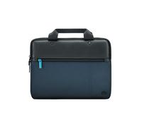 Mobilis Executive 3 Malette 14" Noir/Bleu Nylon 500D Compartiment 360x265x40mm Bandoulière & Trolley Passant - Compatible 11" à 14"