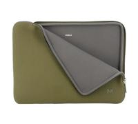MOBILIS Housse en Néoprène pour Ordinateur Portable 12,5-14'', Pochette Protection PC/Notebook/Ultrabook jusqu'à 14'', Etui Compatible avec MacBook Air/Pro 13.3'', Kaki/Gris