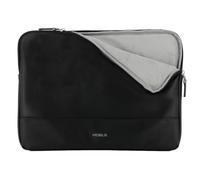 Mobilis Housse universelle jusqu'à 14" – simili cuir déperlant, intérieur douillet, noir