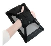 MOBILIS Patte de Saisie Universelle Elastique en X avec Porte Stylet | Maintien Sécurisé - Support Main Réglable compatible avec Tablette Zebra ET40 ET45 ET401 (8" - 10")