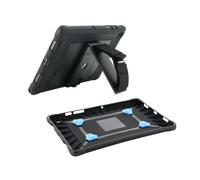MOBILIS Coque de Protection pour iPad 10.9" 10ème Gén, Étui Antichoc Ultra Résistant avec Trépied & Poignée Rotative 360°, Compatible iPad A2696, A2757, A2777, Recyclé, Fabriqué en France, Noir