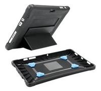 Mobilis PROTECH - Coque de protection pour tablette - avec béquille et dragonne, renforcé - noir - pour Apple 10.2-inch iPad Wi-Fi, Wi-Fi + Cellular Noir G
