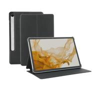 Mobilis RE.LIFE - Étui à rabat pour tablette - éco-conçu, avec rabat - imitation cuir - noir - pour Samsung Galaxy Tab S9, Tab S9 FE Noir