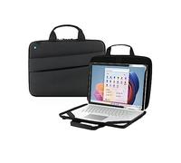 MOBILIS Sacoche Durcie pour Ordinateur Portable 12.5-14", Pochette Robuste Antichocs PC Macbook 13.3, Poignées Ergonomiques, Poche Accessoires, Sac Fabriqué avec Matériaux Recyclés Certifiés GRS, Noir