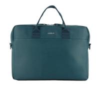 Mobilis Sacoche pour ordinateur 11-14" bandoulière compatible MacBook 13" aspect cuir Bleu Prusse