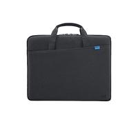 MOBILIS Sacoche pour Ordinateur Portable 12.5-14", Housse avec Poignées Rétractables et 2 Poches, Sac Fabriqué de Matériaux Recyclés Certifiés GRS Compatible MacBook Air et MacBook Pro 13.3", Noir