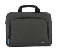 MOBILIS Sacoche toploading pour Ordinateur Portable 14-16", Sac à Bandoulière avec Pochette PC 15.6" & Poche Accessoires, Dark Grey