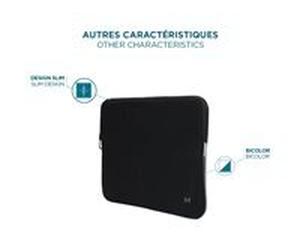 Mobilis Skin - housse d'ordinateur portable - mousse à mémoire de forme
