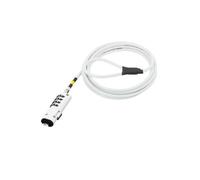 Mobilis Cadenas à code Slim Security Lock Code – câble de sécurité 1,8 m Blanc